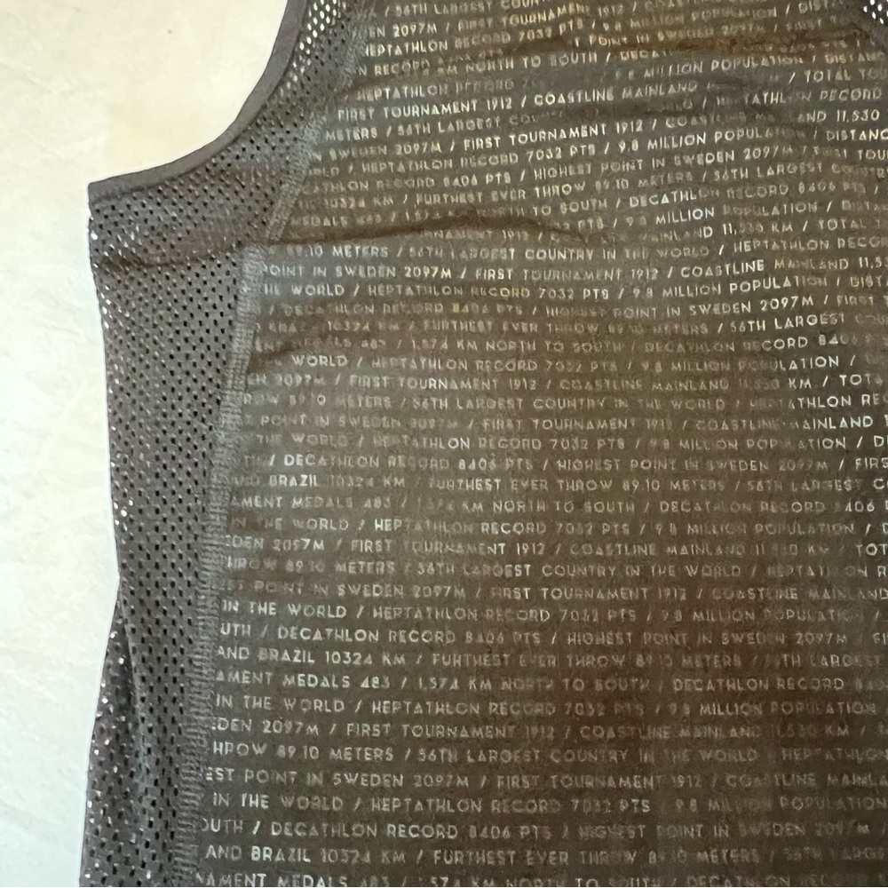For Every Victory Limited H&M Collection Black Workout Tank